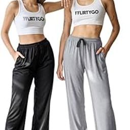 Cotton Solid Track Pant/Lounge Wear/Pocket Payjama �100% Export Quality Soft Cotton Night Wear/Pocket Pyjama for Women Combo Pack, Black & Blue Pyjama-image-35
