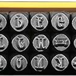 UJEAVETTE Metal Stamp Set Multiuse Sturdy Hand Stamping Projects for Steel Paper Brass Type A-image-95