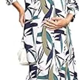 Women's Rayon Maternity Dress with Zippers for Nursing Pre and Post Pregnancy-image-91