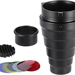 CLUB BOLLYWOOD The Style Sutra Aluminum Alloy Conical Snoot for Bowens Mount Flash Speedlite|Other Light Controls & Mods|1 set conical snoot-image-36