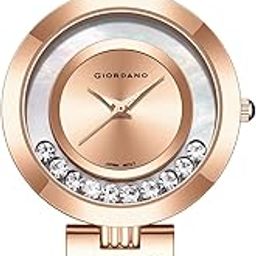 Dancing Diamonds Collection Analogue Watch for Women Elegant Stainless Steel Strap - GZ-60083-image-2