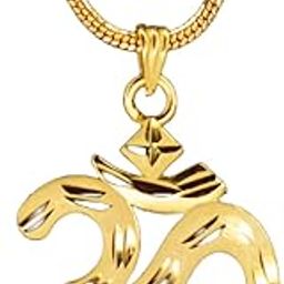 Om Religious Gold Plated Pendant With Chain Man For Women Gold-plated-image-18