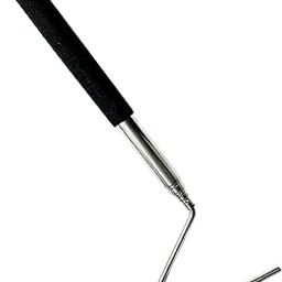 Efficacy Stainless Steel 100cm Hook with Soft Grip Handle | ideal for Catching Handling Grabber Separate Small Objects - (Silver)| Multipurpose Extendable Hook Convenient for Garbage Lifting-image-99