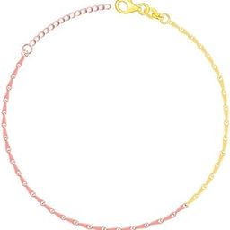 925 Silver Rose Gold And Golden Elegance Anklet | Gifts for Women and Girls | With Certificate of Authenticity and 925 Stamp | 6 Months Warranty*-image-93