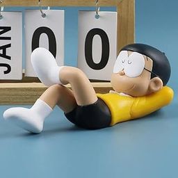 RIDERA Cute Sleeping Nobita Decorative Showpiece for Car Dashboard and Home Desk – Anime Style Relaxing Toy Model – Ideal Gift for Kids and Cartoon Lovers(Pack of-1)-image-95
