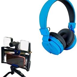 Cospex Combo Pack of 2 Items - Comfortable On-Ear Bluetooth Wireless Headphone, Smartphone Vlogging Kit Video Recording Equipment with Tripod Fill Light Tripod Kit (1 Year Warranty)-picture-17