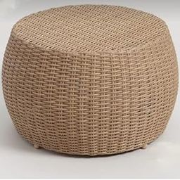 ELSTONE HOME with Device Jute Ottoman Pouf For Seating|Jute Ottoman For Footrest Filled With Bean Balls|Ottoman Pouf Stools For Living Roombedroom, 50X50X25 Cm, Beige Pack Of 1#4-image-76