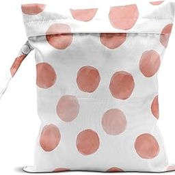 Wet Bag, Wet Dry Bag, Wet Bag for Swimsuit, Travel, Beach, Pool, Stroller, Diapers, Dirty Yoga Gym Clothes, Makeup Bag, Waterproof Reusable Polka Dot Decor Geometric Polka Dot-image-44