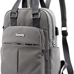 ™ Women Laptop Backpack Lightweight Causal Outdoor Tote Bag Daypack Gray | Womens Handbags & Bags-image-27