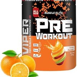 Muscle Elite Ultra Focus Pre-Workout - 60 Servings, | Watermelon L-Arginine, L-Citrulline, Creatine, Beta-Alanine, Natural Caffeine | Best Pre Workout for Men & Women [Orange]-image-8