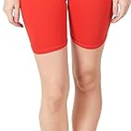 Apraa & Parma Sports Solid Women Red Cycling Shorts ()_PT_336-image-40