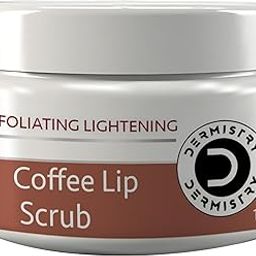 Dermistry Coffee Exfoliating Lightening Brightening Lip Scrub I Natural Sugar I Coconut Oil Shea Butter| Damage Repair & Healing for Men Women (Coffee Lip Scrub)-image-21