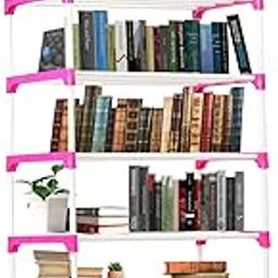 LOTSPEK 7 Tier Book Shelf Tall Narrow Storage Rack for Kids and Adults Modern Bookshelf Unit for Nursery, School, Home, and Office, Floor Mount Open, Black & White-12