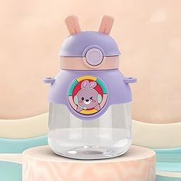 Baybee Bubbly Baby Sipper Water Bottle with Soft Silicone Straw and Adjustable Strap | Spill-Proof & BPA Free Safe Sippy Bottle 670ml for Kids 6+ Months | Ideal Sipper for Baby, Kids,Toddlers (Purple)-image-123