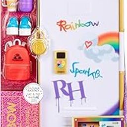Rainbow High Design & Style Locker Playset with Shelves, Hangers, Accessories and Stickers, for Children Aged 4-12 Years-image-23