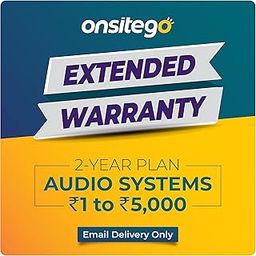 Onsitego 2 Years Extended Warranty for Audio Systems from Rs. 1 to 5000 (Email Delivery - No Physical Kit)-12
