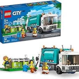 LEGO City Recycling Truck 60386 Building Toy Set (261 Pcs),Multicolor-image-24
