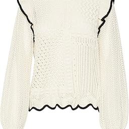 Women Open Knit Pullover-39