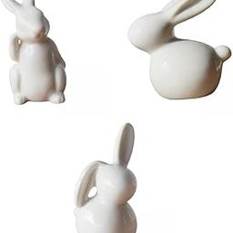 ATORSE 3X Modern Ceramic Rabbit Figurine Easter Statue Home Bookcase Decor Gift |Home & Garden|Home D?©cor|Figurines-image-18