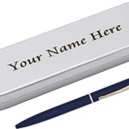 Personalised Blue Metal Stylus Pen with Metal Gift Box.-picture-17