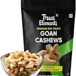 True Elements Goan Cashews 1kg - Whole Cashew Nuts | Premium Kaju | Dry Fruits rich in Protein | Rich in Fibre | Healthy Snacks | 100% Natural Dry Fruit | Festive Snacking-46
