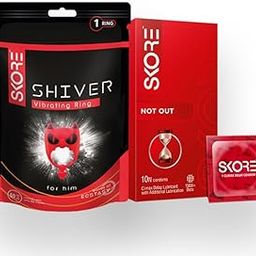 Skore Notout Condom Pack Of 10&Skore Ring-15