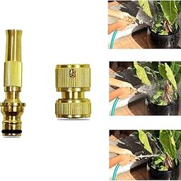 TrustBasket Brass Water Spray Nozzle Half-inch | High Pressure Nozzle Spray Water Gun | For Gardening, Bike & Car Wash, Window Deck Cleaning, Pet Bathing-image-39