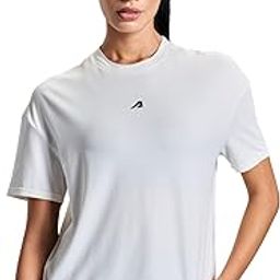 Training T Shirt for Women Cropped Tshirt for Women Relax Fit T Shirts for Women for Active Wear, Workout Quick Dry Gym Wear for Women Running Regular Fit T-Shirts for Women Short T Shirt-picture-12
