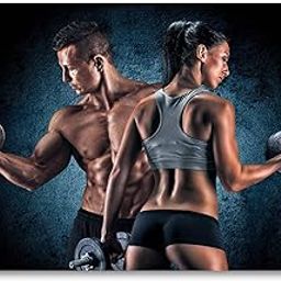 Tamatina Gym Posters - Gym Posters Motivational - Gym Posters for Wall - Gym Posters Big Size – 18 inches x 12 inches (45 cms x 30 cms) – Workout Posters Big - G47-image-99