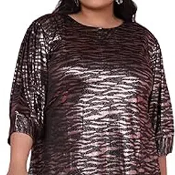 showoffff SHOWOFF Women's Abstract Black Top-8I-8307_Blackpink-picture-11