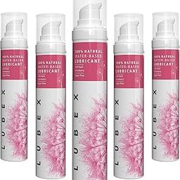 Lubex 100% Natural Long-Lasting Lubricant (Water-Based) with Organic Aloe Vera Lube for Her, Him & Couples - (pack of 5) Natural Strawberry Flavour 50gm-image-82