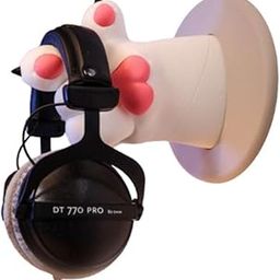 VAALI Cute Cat Paw Headphone Holder – Wall-Mounted Stand with 3D Paw Design Hanger for Headphones Gaming Headsets Holder Decorative & Functional Organizer-picture-15