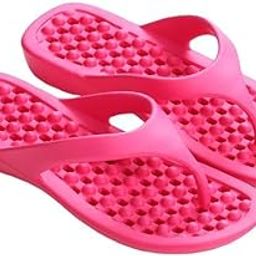 Acupressure Slippers Stress Pain Relief Foot Massager Slipper Acupressure Massage Shower Quick Dry Chappal Slipper for Women (Pink, Small)-image-45