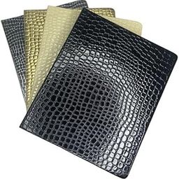 Glamorous Leather Nail Shade Card with Tips - 4 Colors | Nail Color Display Chart with Reusable Tips | Premium Nail Art Display Book for Salons & Professionals-image-34