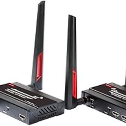 Mirabox - Wireless HDMI Extender Kit Support 656ft/200m 1080P Full HD Wireless HDMI Transmitter and Receiver with HDMI Output and IR Remote Control for DSLR Camera, Laptop, Church, Home Office-27