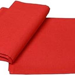 Maa Pooja Mart Red Cotton Cloth 1 metre x 2 Units | Maa Pooja Mart Plain Red Cloth for Pooja | Cotton Cloth for Chowrang, Panth & Pooja Ghar Assan | Pooja Time Use laal kapda | Puja ka kapda-image-23