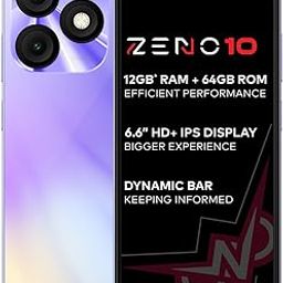 itel ZENO 10|6.6" HD+ Display with Dynamic Bar| 4GB RAM + 64GB ROM, Upto 12GB RAM with Memory Fusion|Octacore Processor|8MP AI Dual Rear Cam|5000 mAh Battery | Opal Purple-image-69