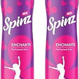 New Spinz Enchante Perfumed Deo for Women, Long Lasting Freshness,200ml x 2 (Pack Of 2)-image-5