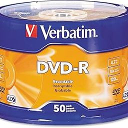 Verbatim Vtm95101 4.7 Gb DVD-R Spindle, 50/Pack-picture-16