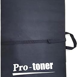 Protoner 12 mm foldable yoga mat (Black)-image-2