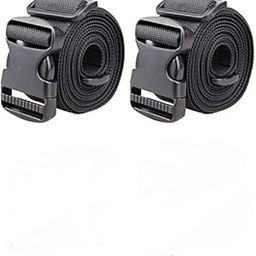 MILLETS 9.5ft Tie Down Straps, Heavy Duty Lashing Straps up to 600lbs，Adjustable Cam Buckle Tie-Down Straps for Motorcycle, Cargo, Trucks,Trailer,Luggage- Black 2 Pack-image-16