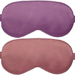 Avirons Eye Mask for sleeping | Sleep in Comfort with Super Soft & Smooth Adjustable Sleeping eye Mask| Perfect for Night Shift Executives| Comfortable Blindfold | (Size 8 * 4 Inch) (Pack 2)-image-74