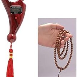 RealBuff Manual Hand Finger Digital Counting Misbaha Tasbeeh Counter for Prayer, Islamic Beads, Muslim Tasbih Rotating Tally Number Clicker, Mini Counter-picture-16