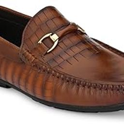 Comforts Black Genuine Leather Casual Loafer for Men - ML-1961-image-49