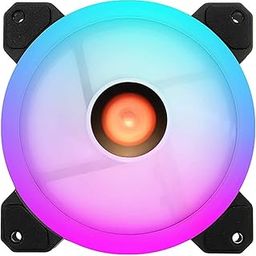 ENTWINO RGB Gaming PC Fan, RGB Ring LED Fans, Quite Cooling Computer Fans Cooler, CPU Case Cooler Fan-8