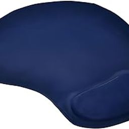 Oblivion Gaming Desktop Mouse Pad with Wrist Rest – Silicone Non-Slip Rubber Base, Best Design for Laptop & Computer, D-Shape Gamepad Mat (Navy Blue - Pack of 1)-26