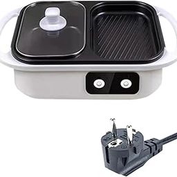 THE STYLE SUTRA® Electric Hot Pot with Grill Roasting and Shabu Combo Pot for Home Restaurant-18