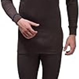 Men's High Neck Full Sleeves Thermal Set Top and Lower | Winter Inner Wear Set-26