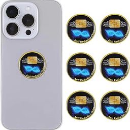 Mizi (6-Pack) Silicone Blocker Protection Stickers – EMF Neutralizer Patches for Smartphones, Tablets, Laptops, Computers, WiFi Routers, Printers, TVs, and Electronic Devices – Black-image-47