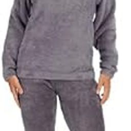 Women Soft and Warm Fleece Two-Piece Set Free Size (28 Till 34)-image-93